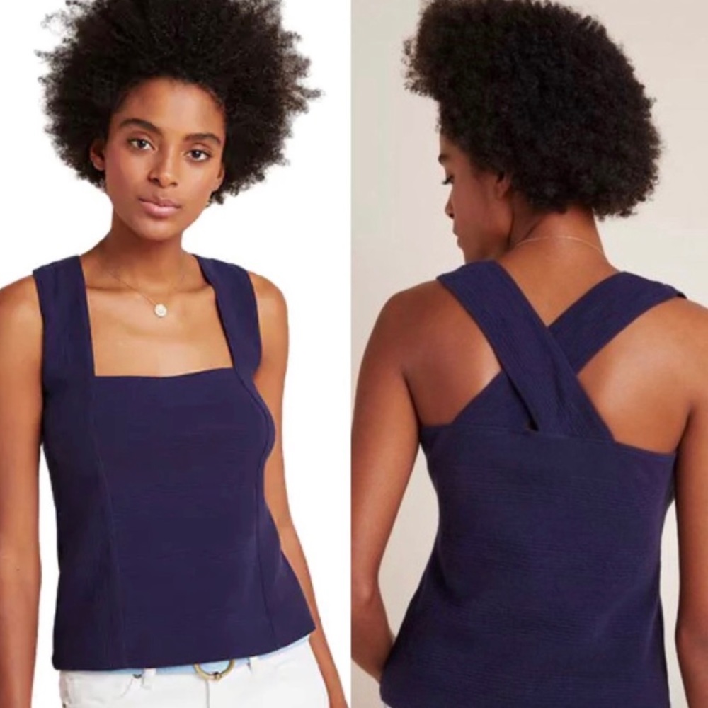 NWT Anthropologie Maeve ‘Stephie’ Crossback Top